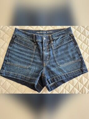 American Eagle Outfitters Women’s Indigo Blue Denim Jean Shorts